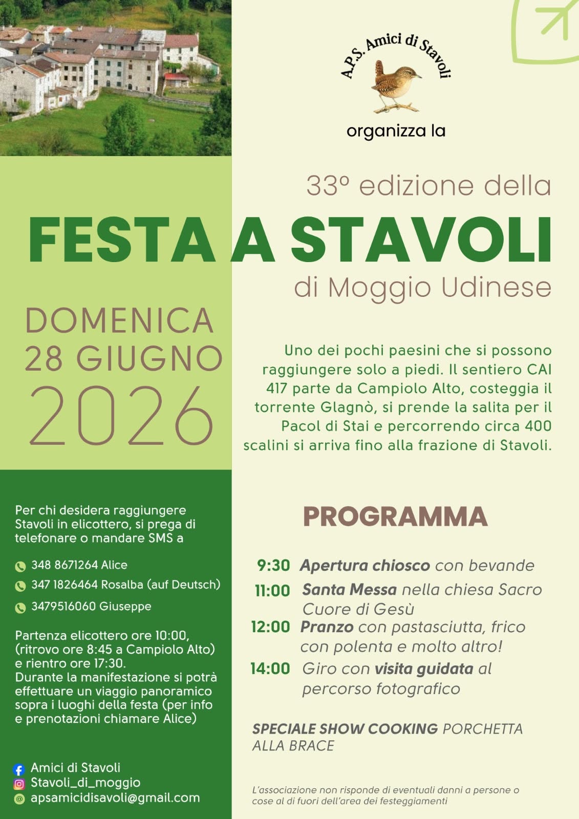 33ª Festa a Stavoli