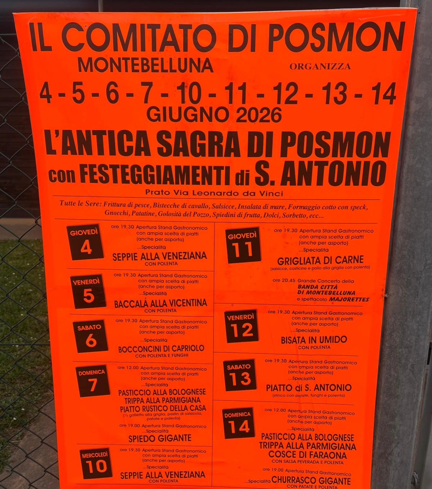 Antica Sagra di Posmon