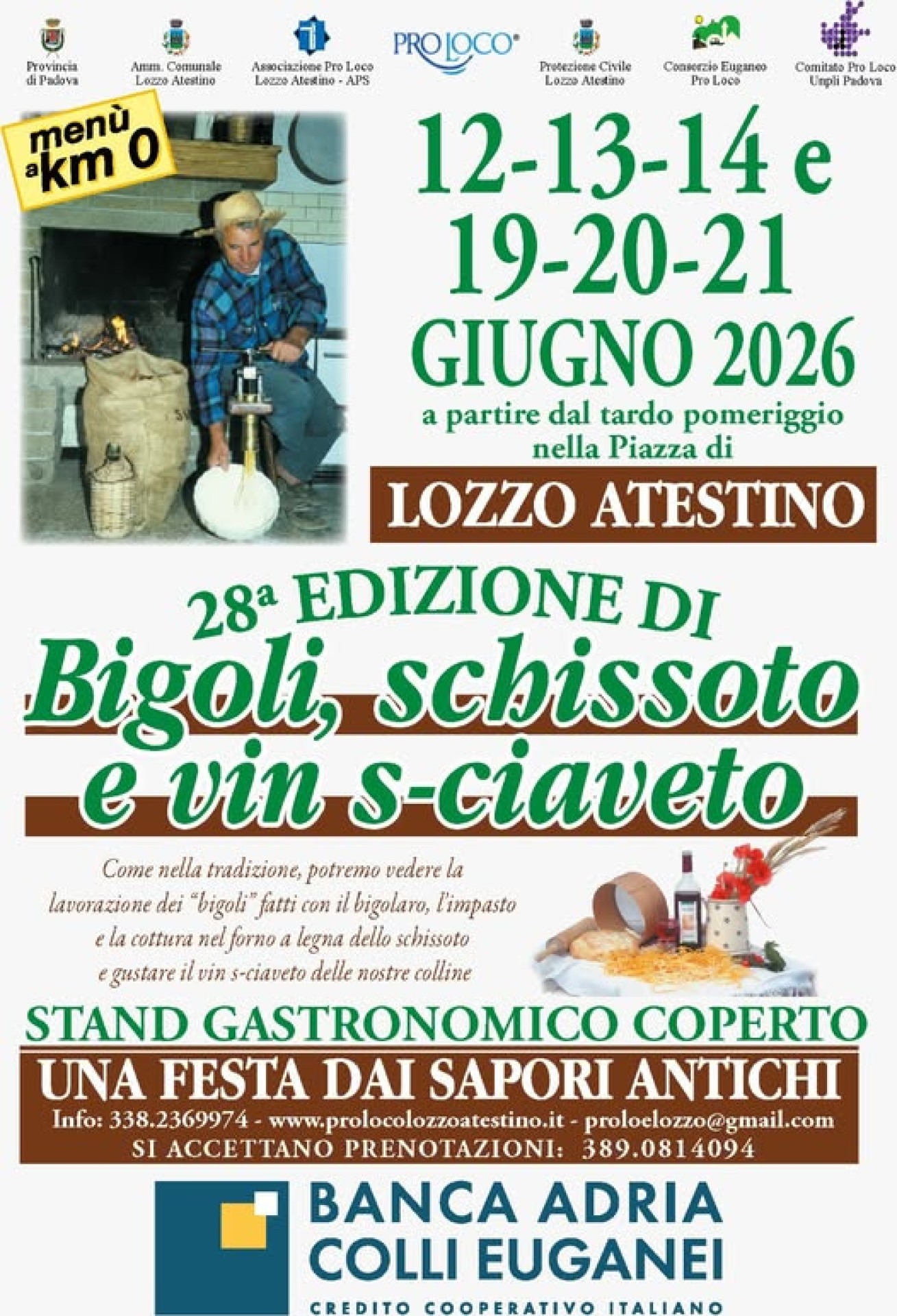 Bigoli, Schissoto e Vin S-Ciaveto