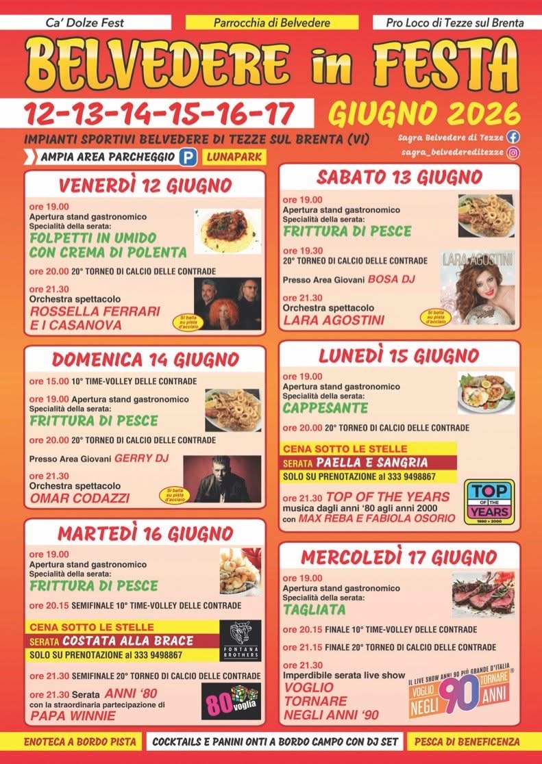 Ca' Dolze Fest - Belvedere in Festa
