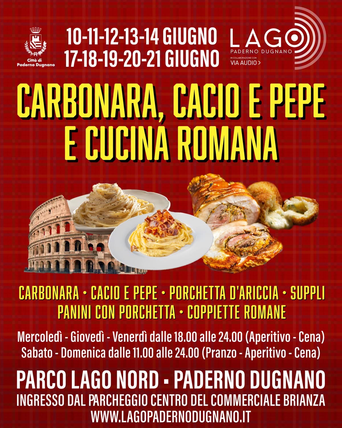 Carbonara, Cacio e Pepe e Cucina Romana