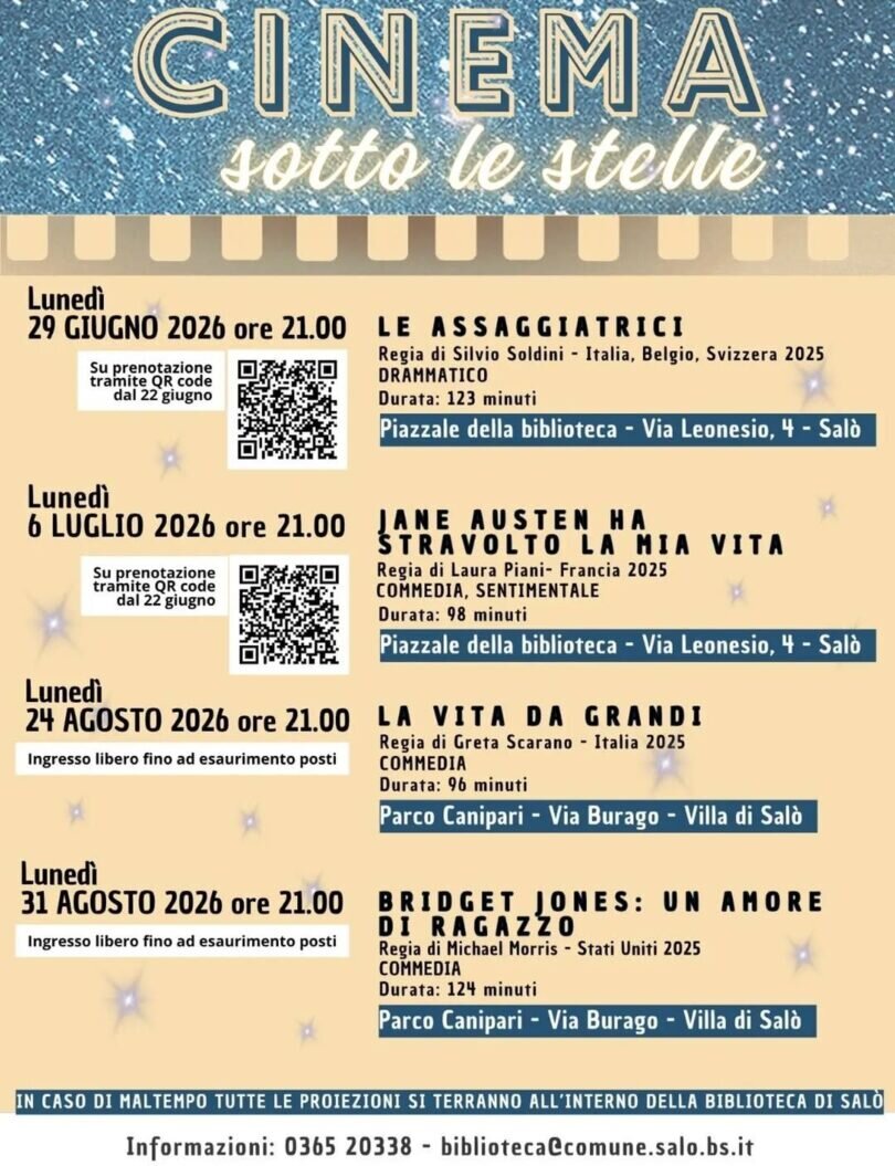 Cinema sotto le stelle