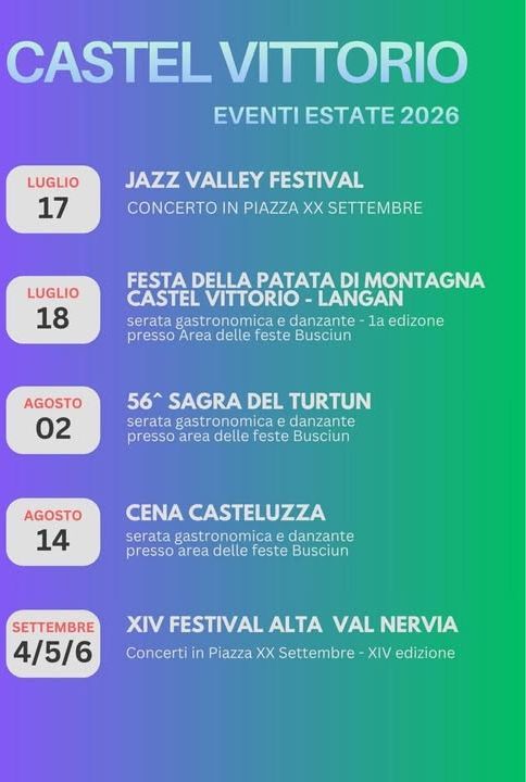 Eventi Estate Castel Vittorio