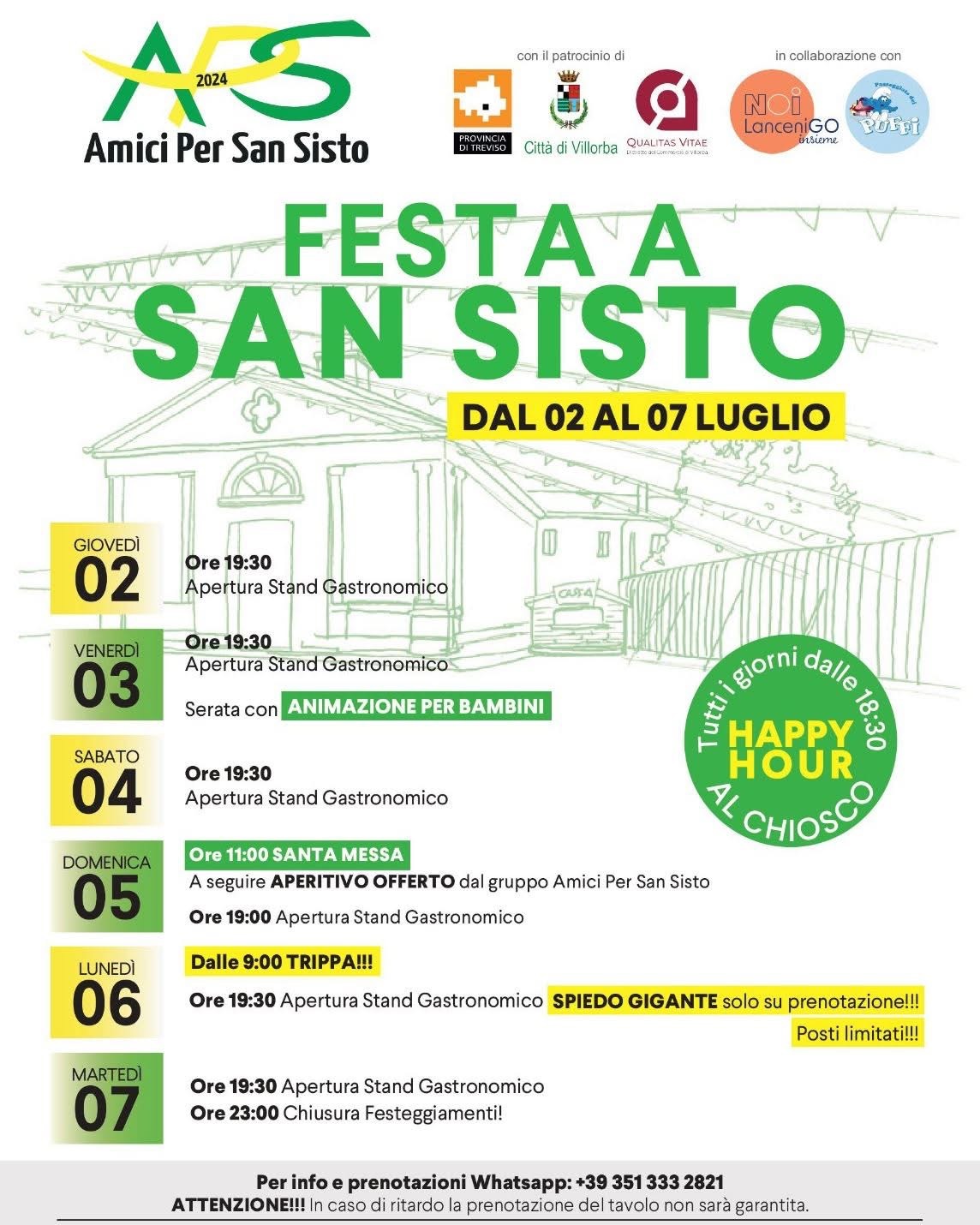 Festa a San Sisto