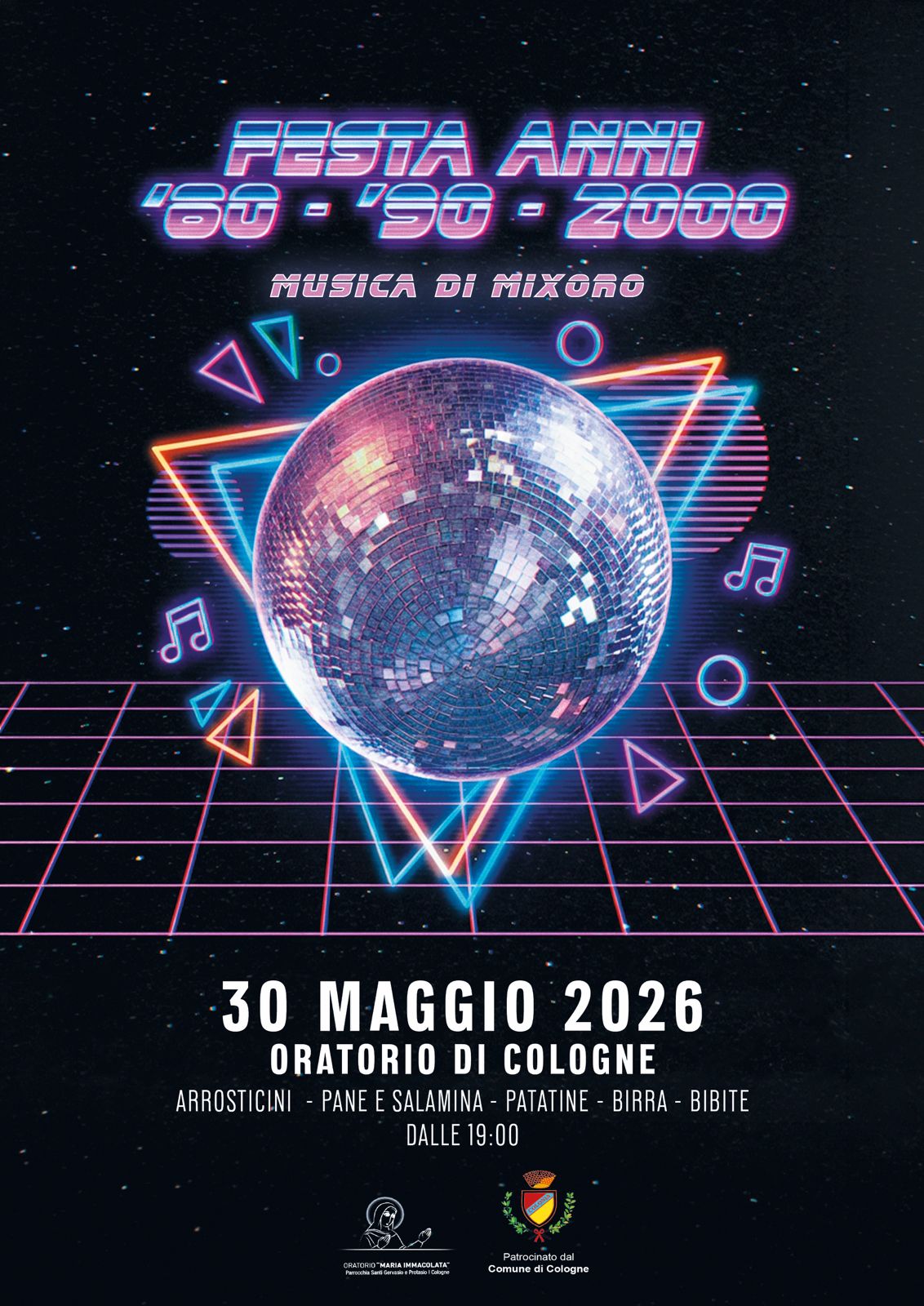 Festa anni 80-90-2000