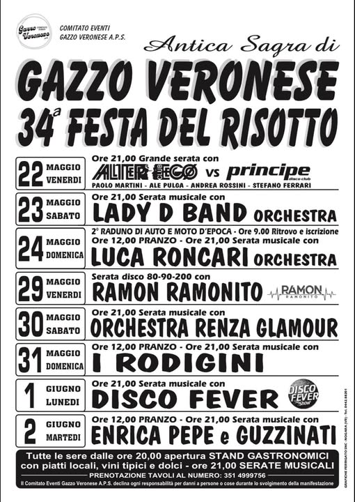 Festa del Risotto a Gazzo Veronese