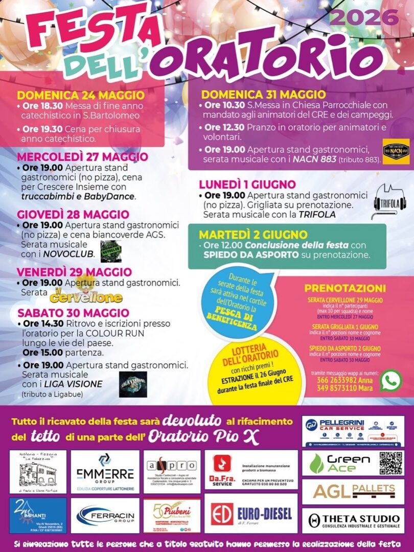Festa dell’oratorio