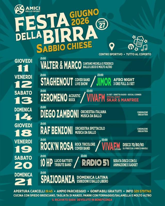 Festa Della Birra A Sabbio Chiese