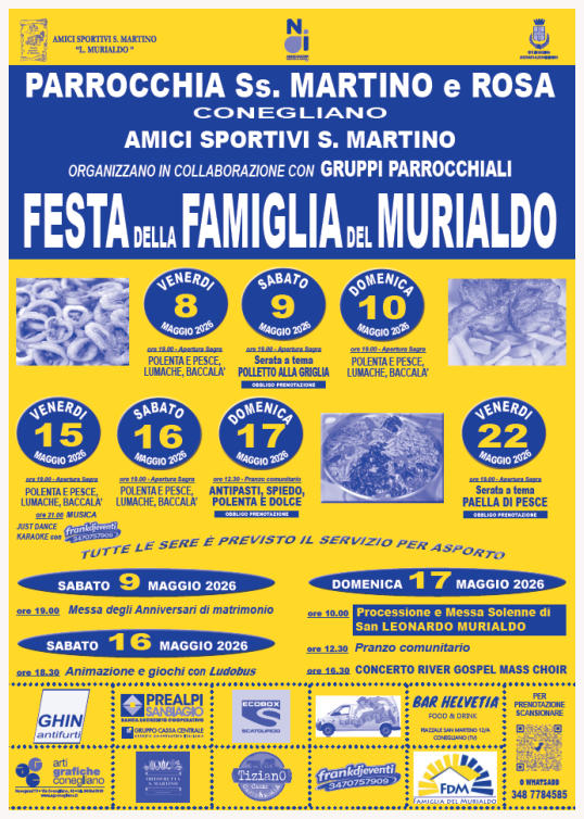 Festa della Famiglia del Murialdo a Conegliano