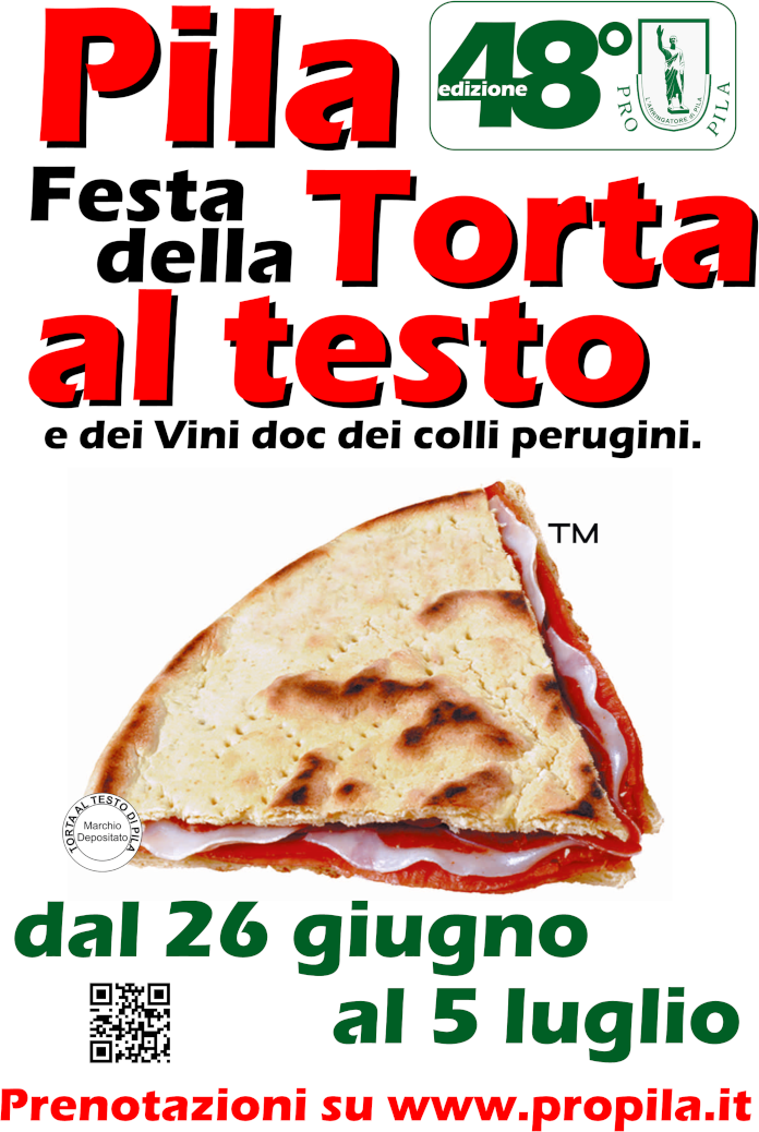 Festa della Torta al Testo e dei Vini DOC dei Colli Perugini