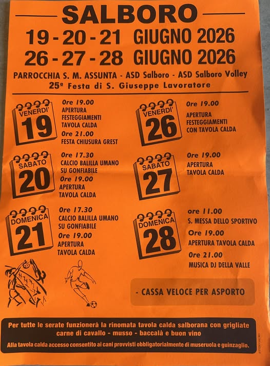 Festa di S. Giuseppe Lavoratore