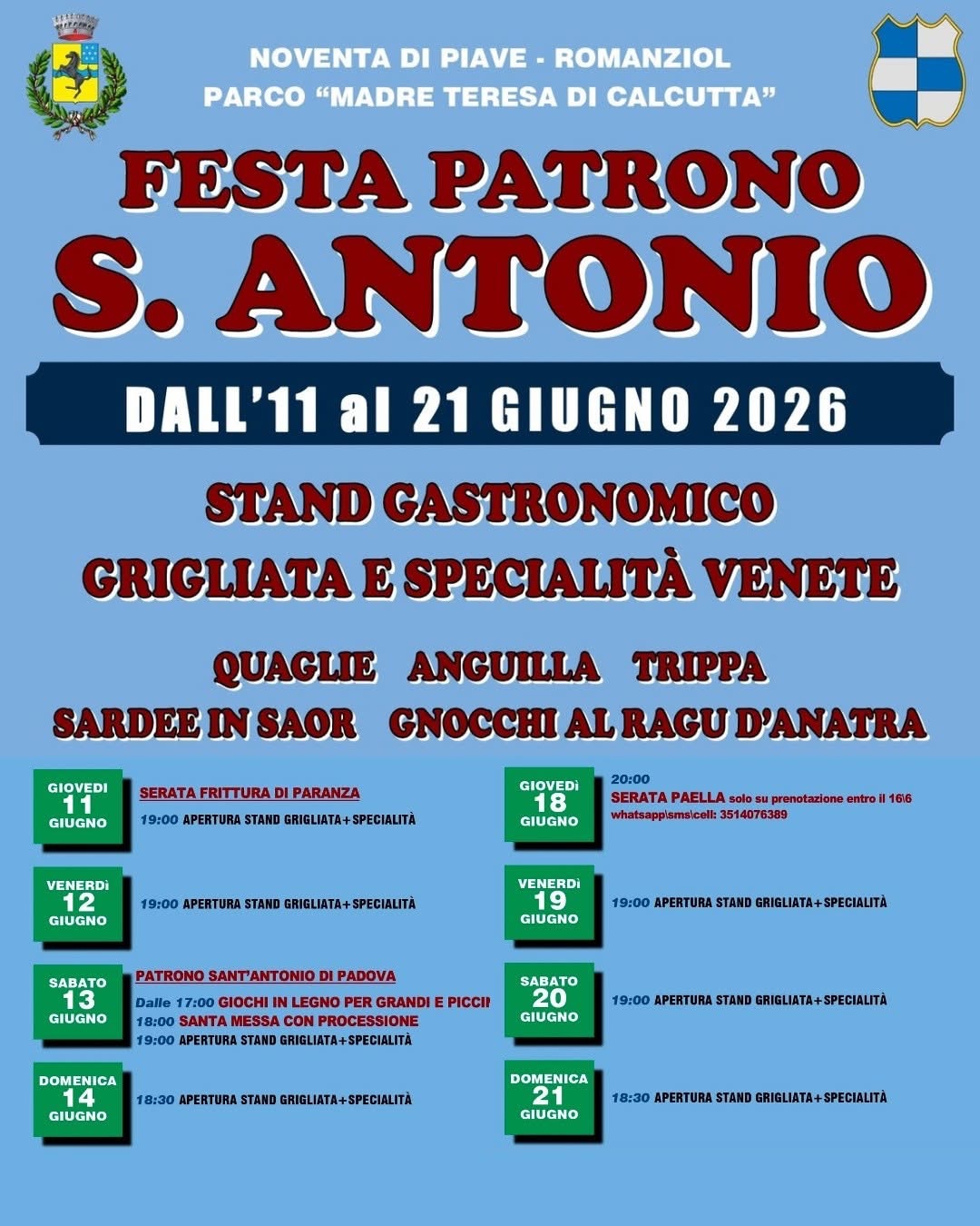 Festa Patrono S. Antonio