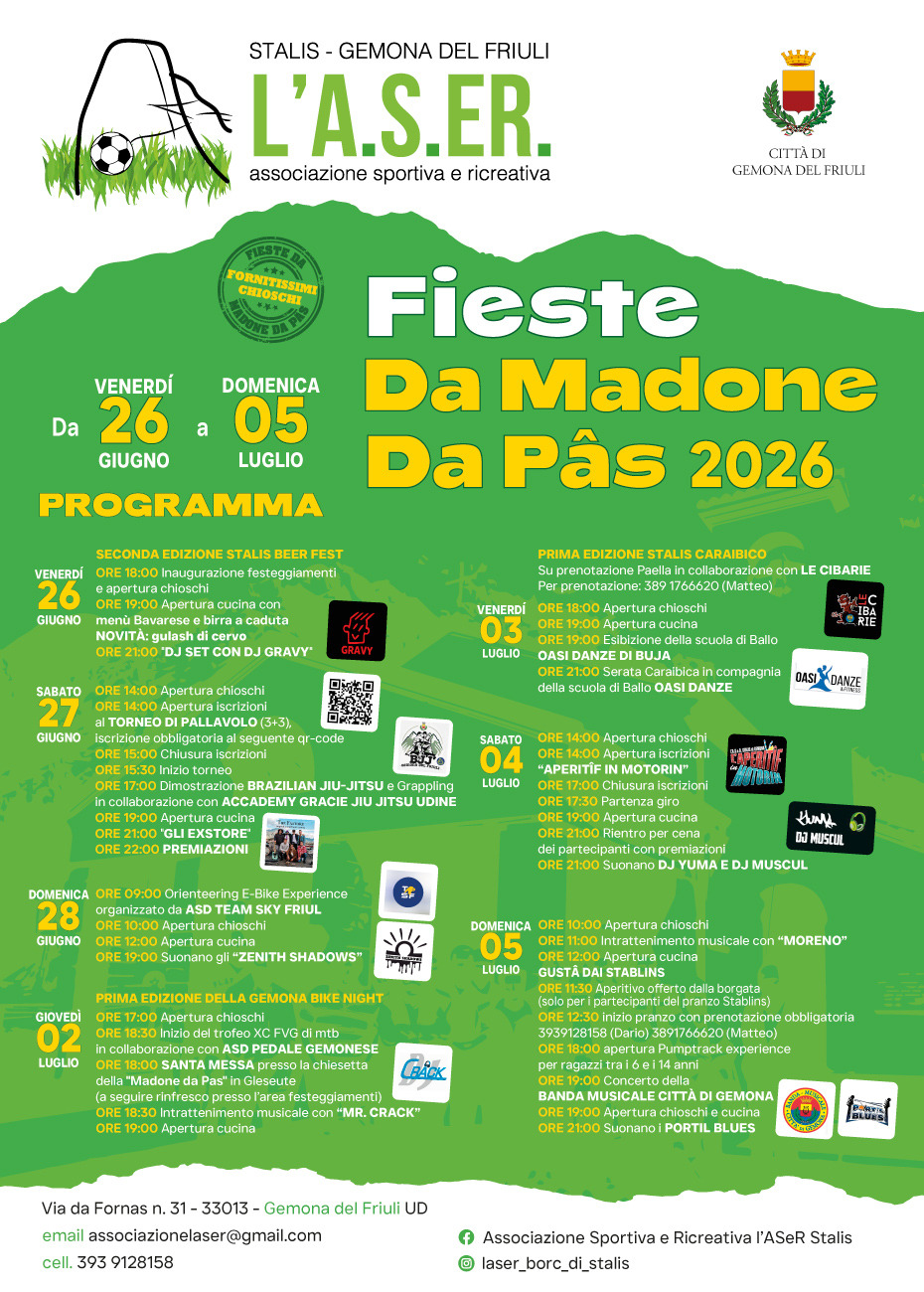 Fieste da Madone da Pâs