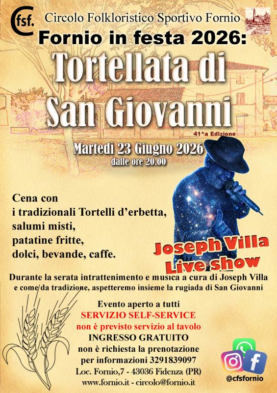 Fornio in Festa Tortellata Di San Giovanni