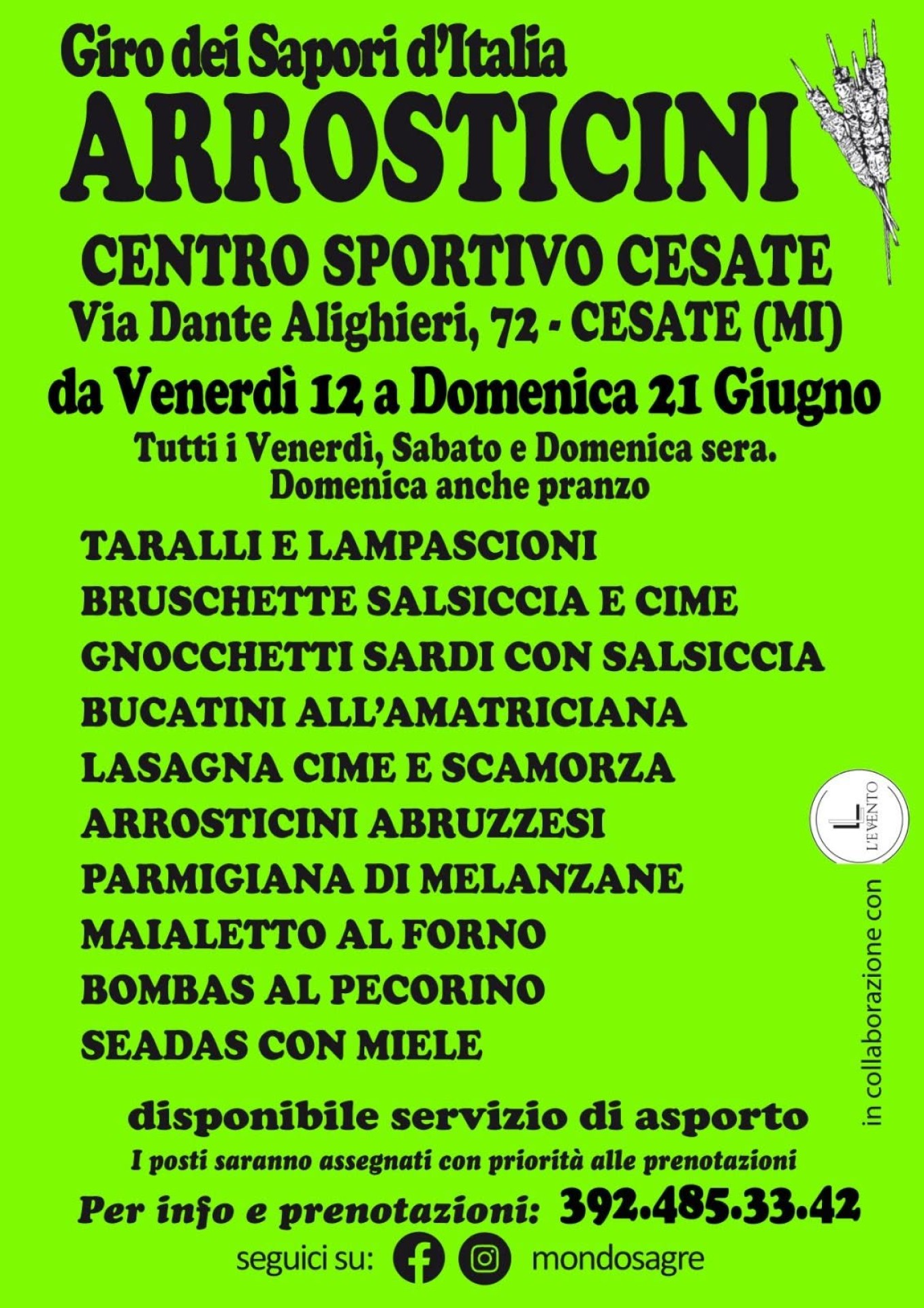 Giro dei Sapori d'Italia – Arrosticini