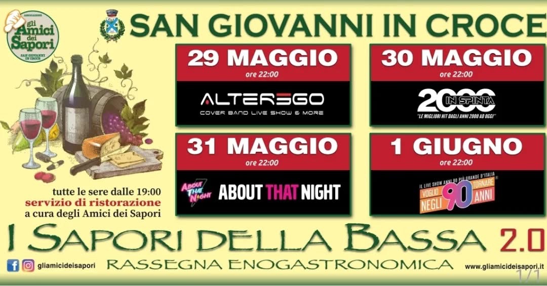 I SAPORI DELLA BASSA 2.0