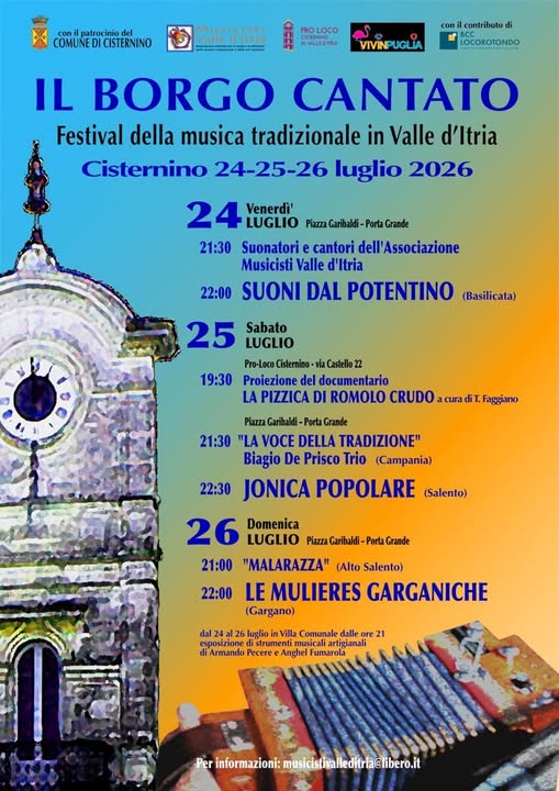 Il Borgo Cantato - Festival della musica tradizionale in Valle d'Itria
