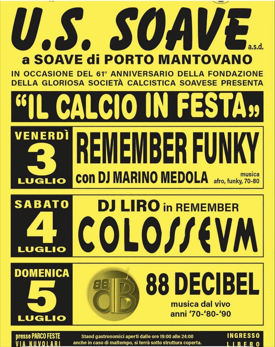 IL CALCIO IN FESTA