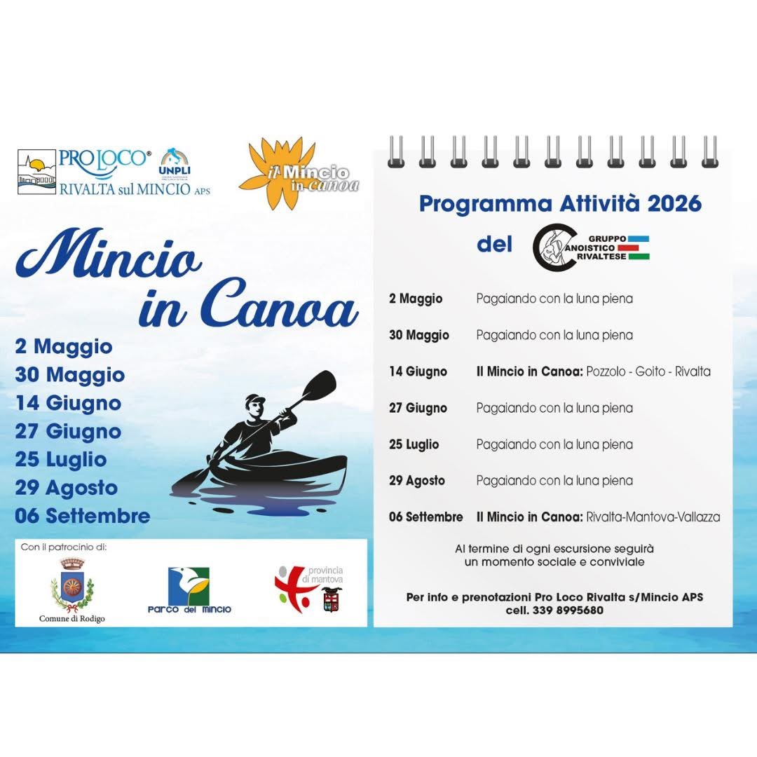 Il Mincio in canoa