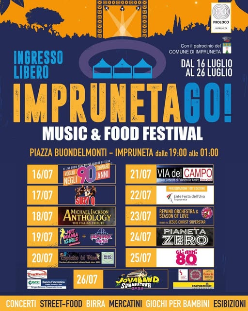 ImprunetaGO! Music & Food Festival