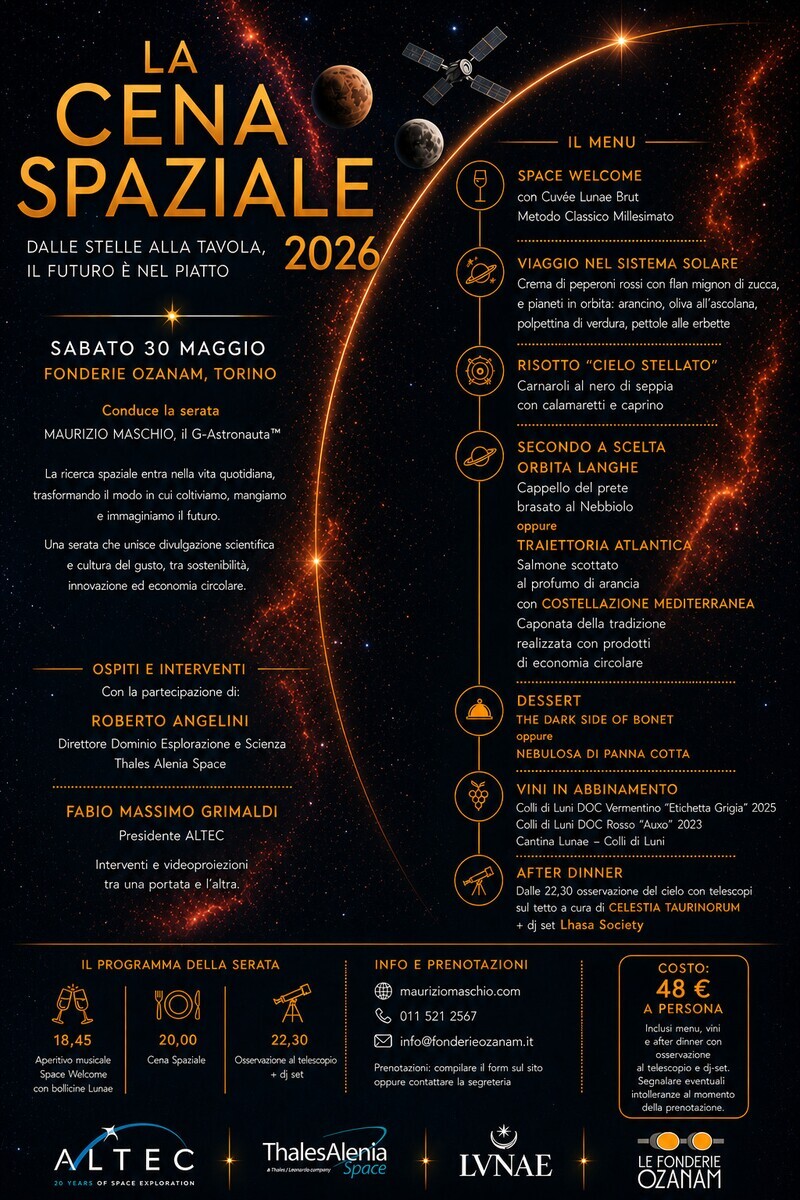La Cena Spaziale 2026