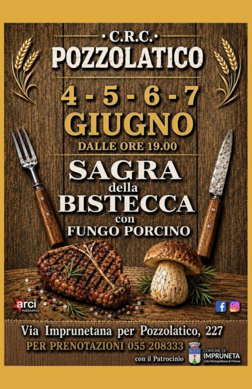 La Sagra Della Bistecca Con Fungo Porcino A Pozzolatico
