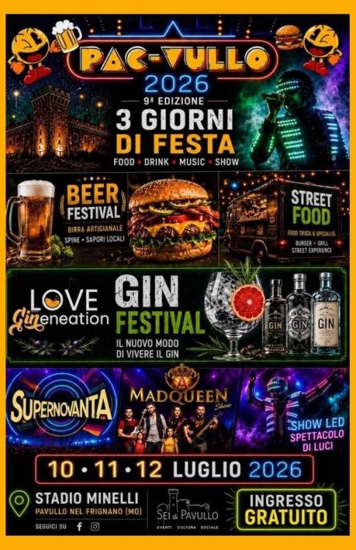 Lo Street Food Festival a Pavullo