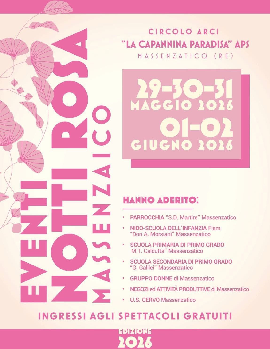 Notti Rosa Massenzatico