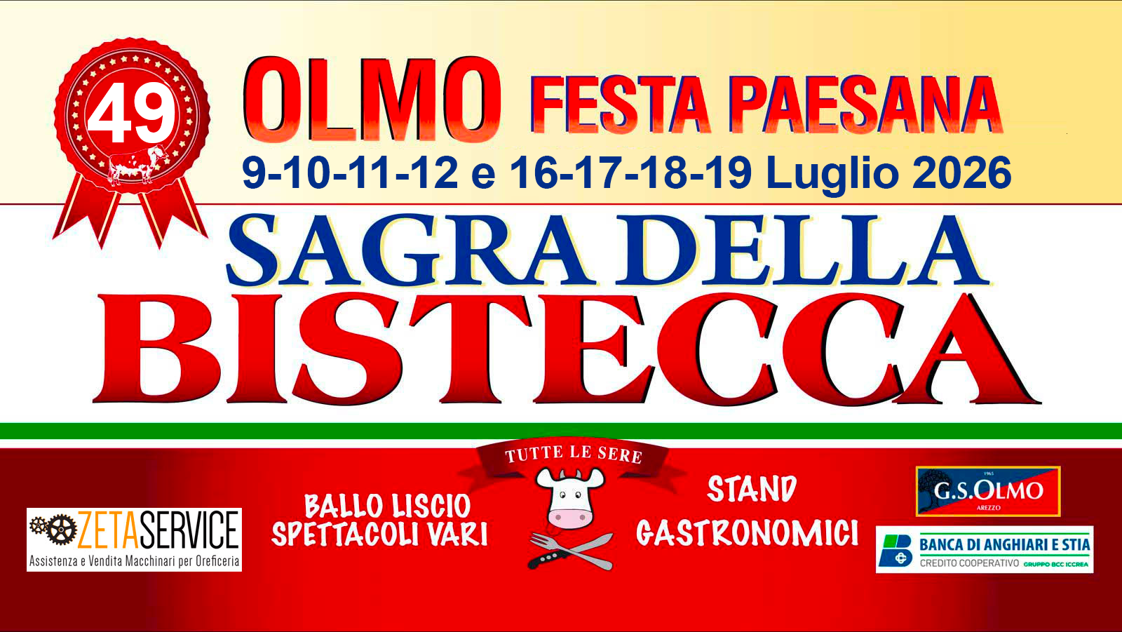 Olmo Festa Paesana - Sagra della Bistecca
