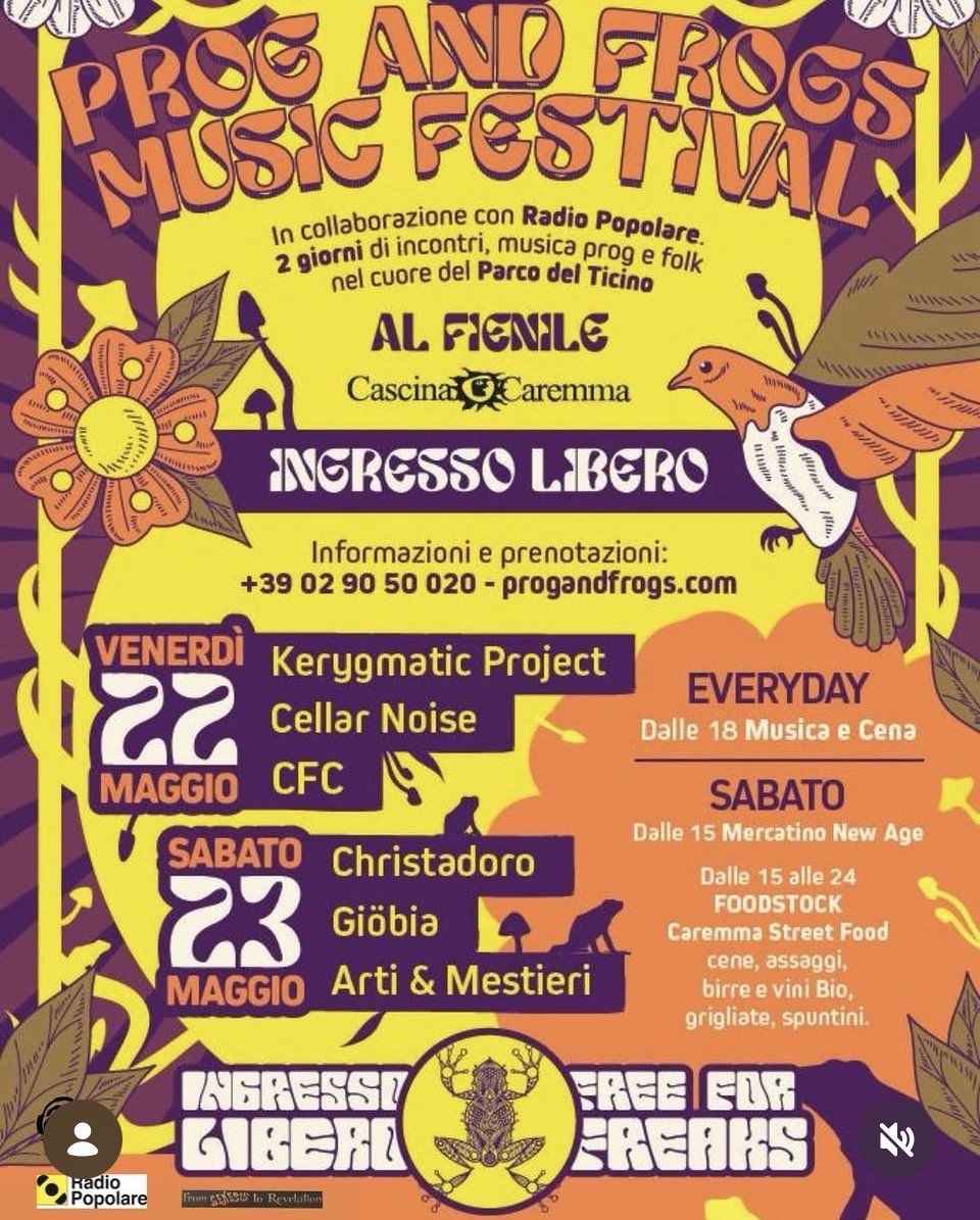 PROG AND FROGS MUSIC FESTIVAL