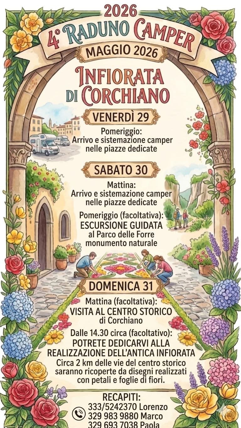 Raduno Camper e Infiorata