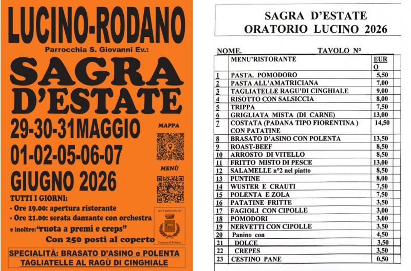 Sagra d'estate Lucino a Rodano