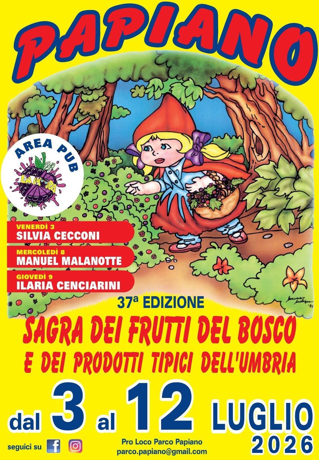 Sagra dei Frutti del Bosco e dei Prodotti Tipici dell'Umbria