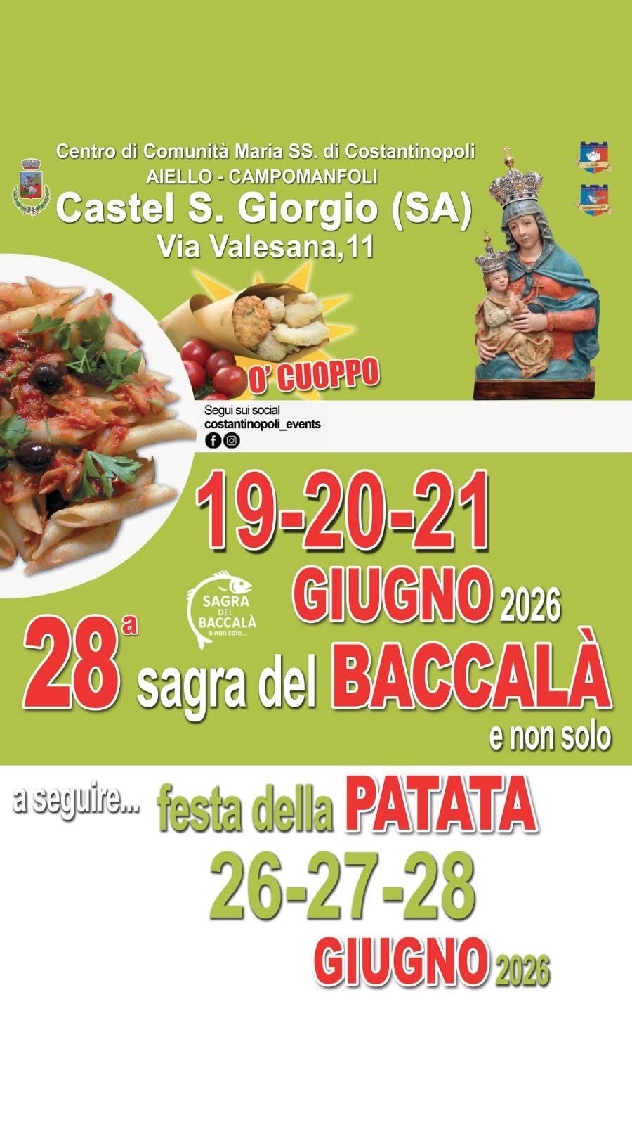 Sagra del Baccalà e non solo