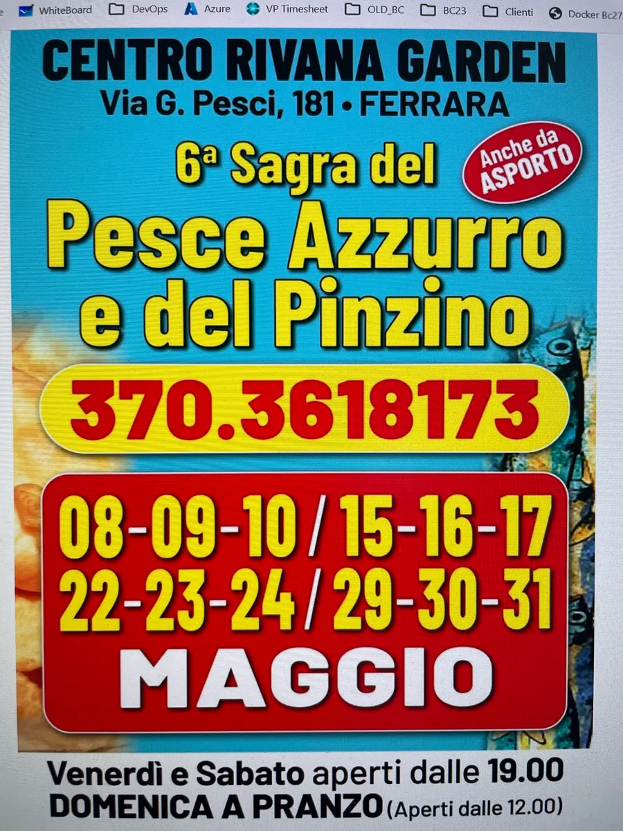 Sagra del Pesce Azzurro e del Pinzino