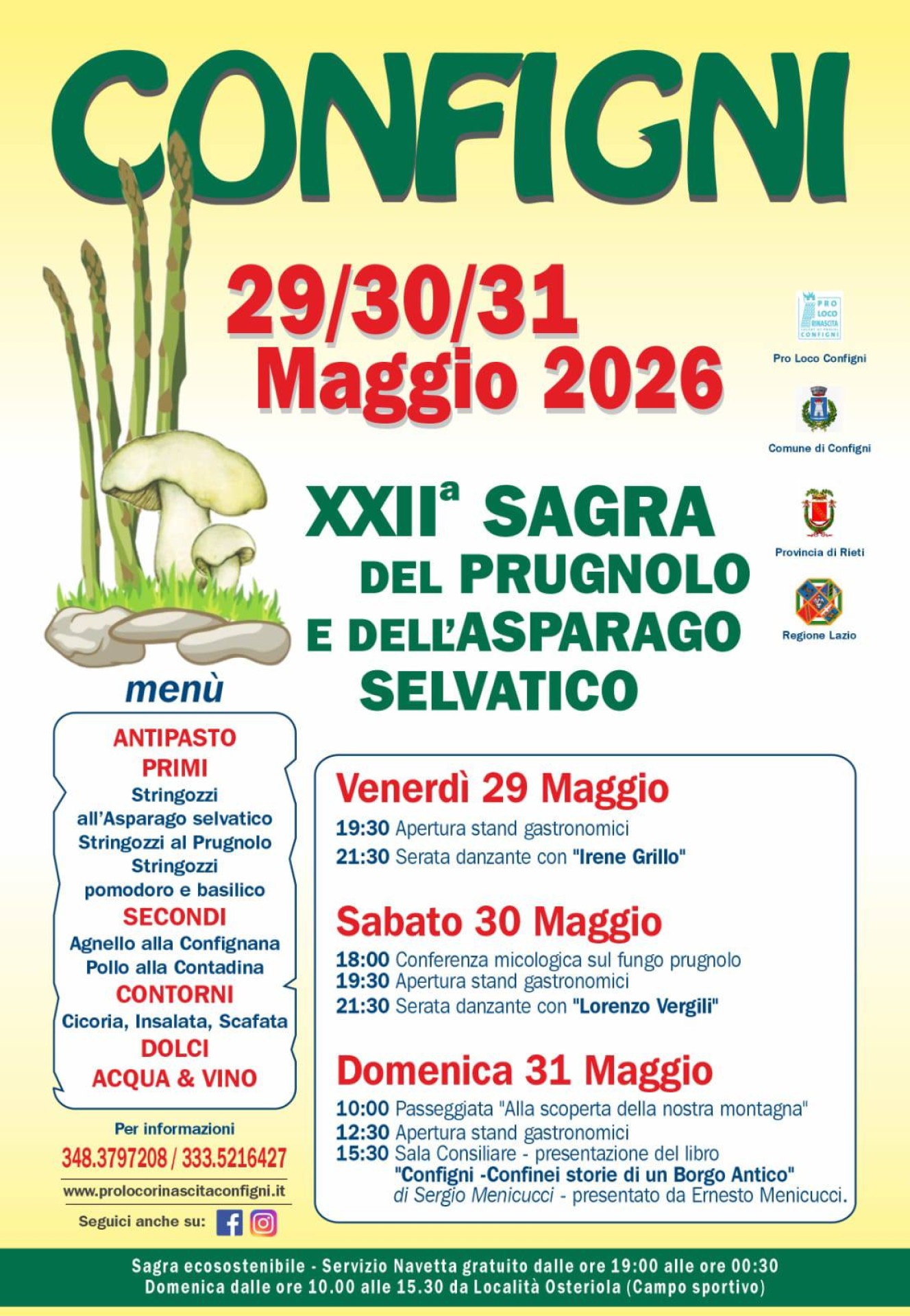 Sagra del Prugnolo e dell'Asparago Selvatico