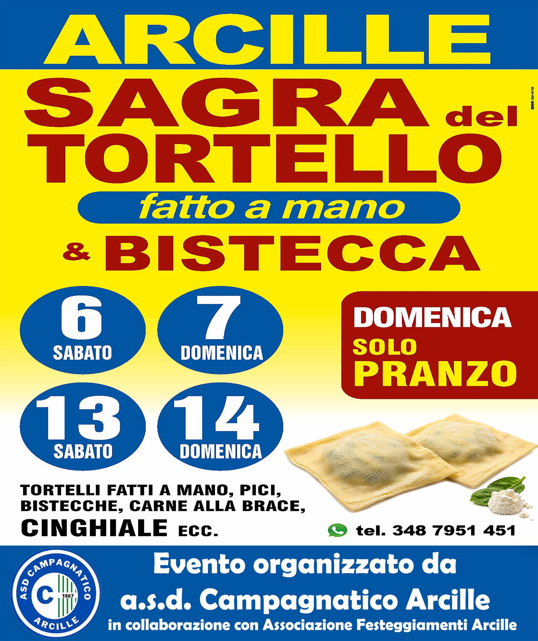 Sagra del Tortello fatto a mano e della bistecca