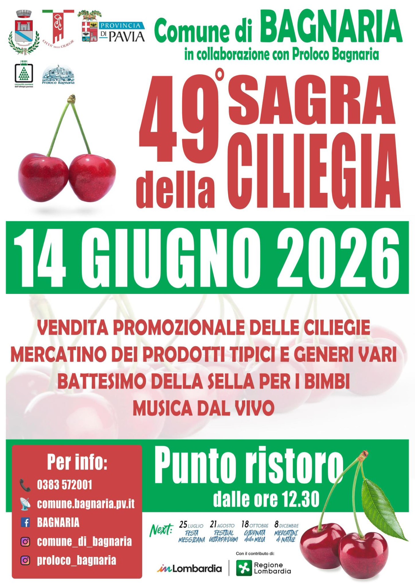 Sagra della Ciliegia a Bagnaria