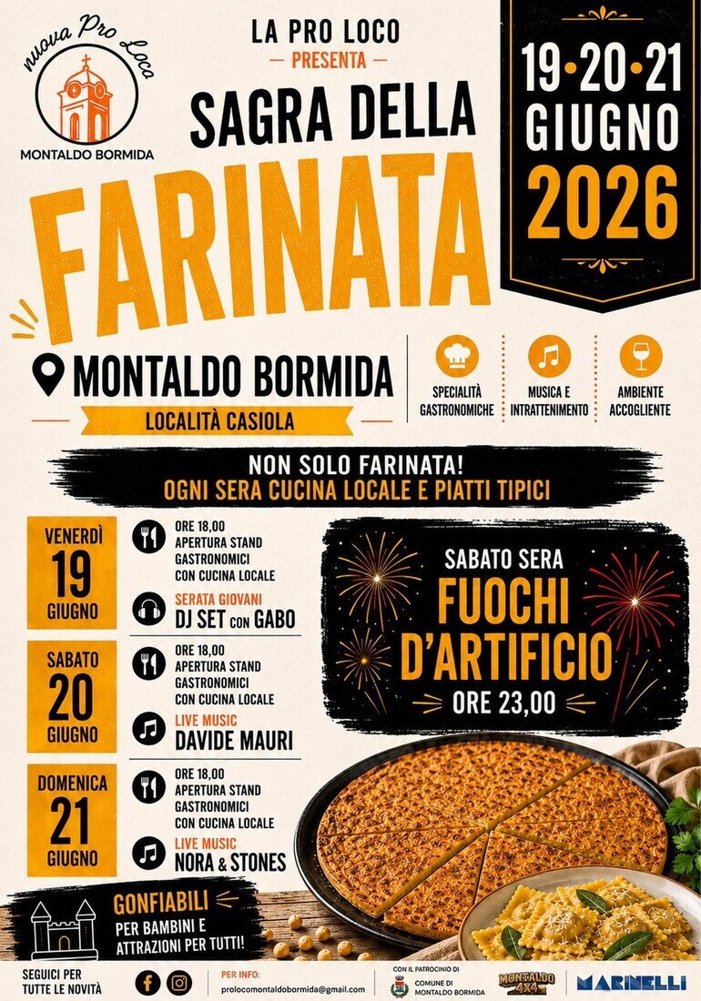 Sagra della Farinata a Montaldo Morbida