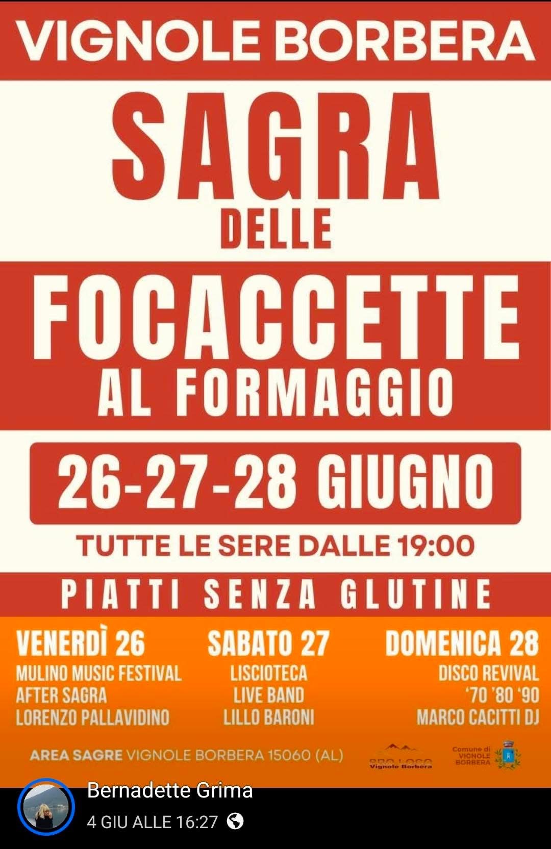 Sagra delle focaccette al formaggio