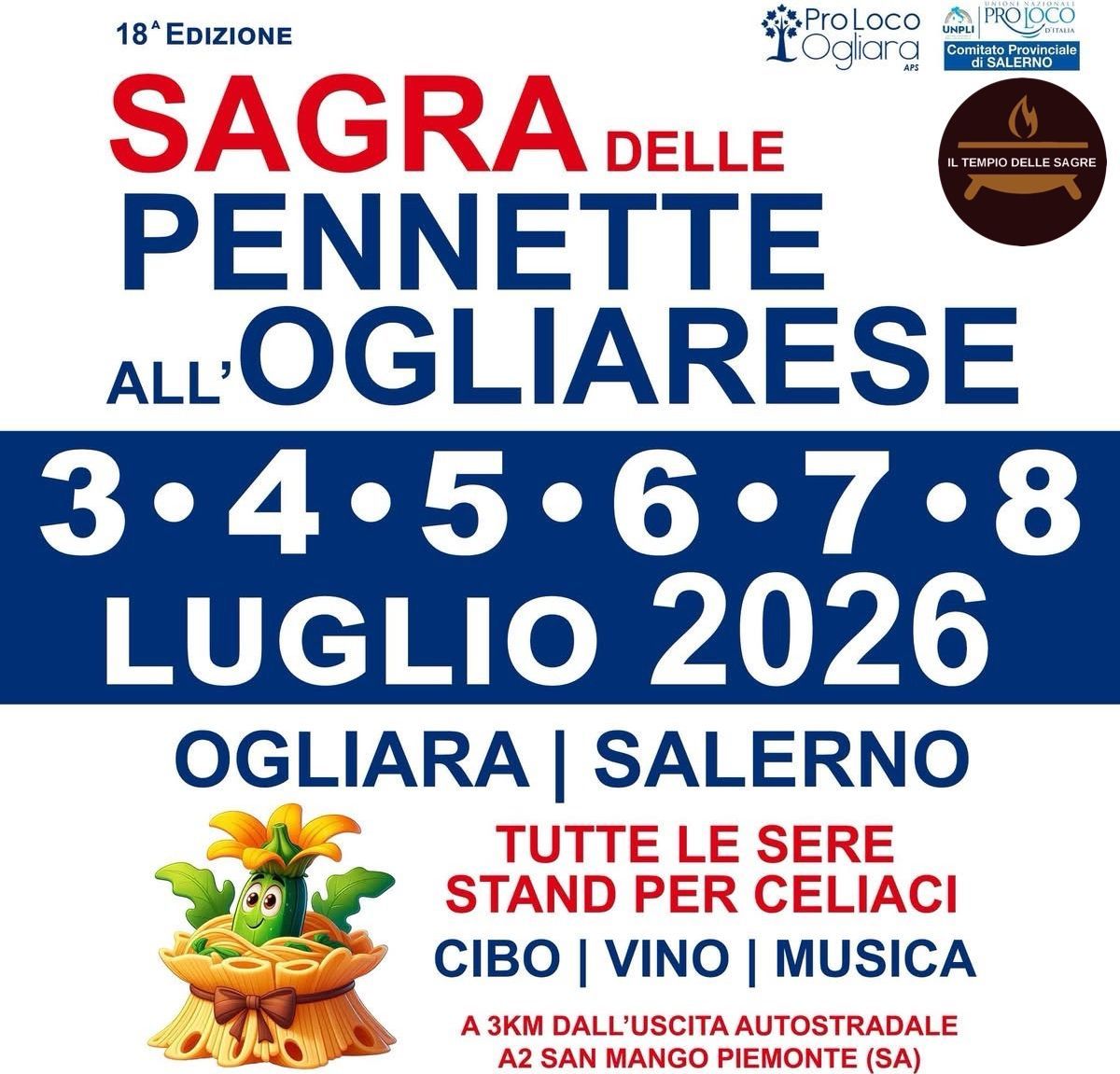 Sagra delle Pennette all'Ogliarese