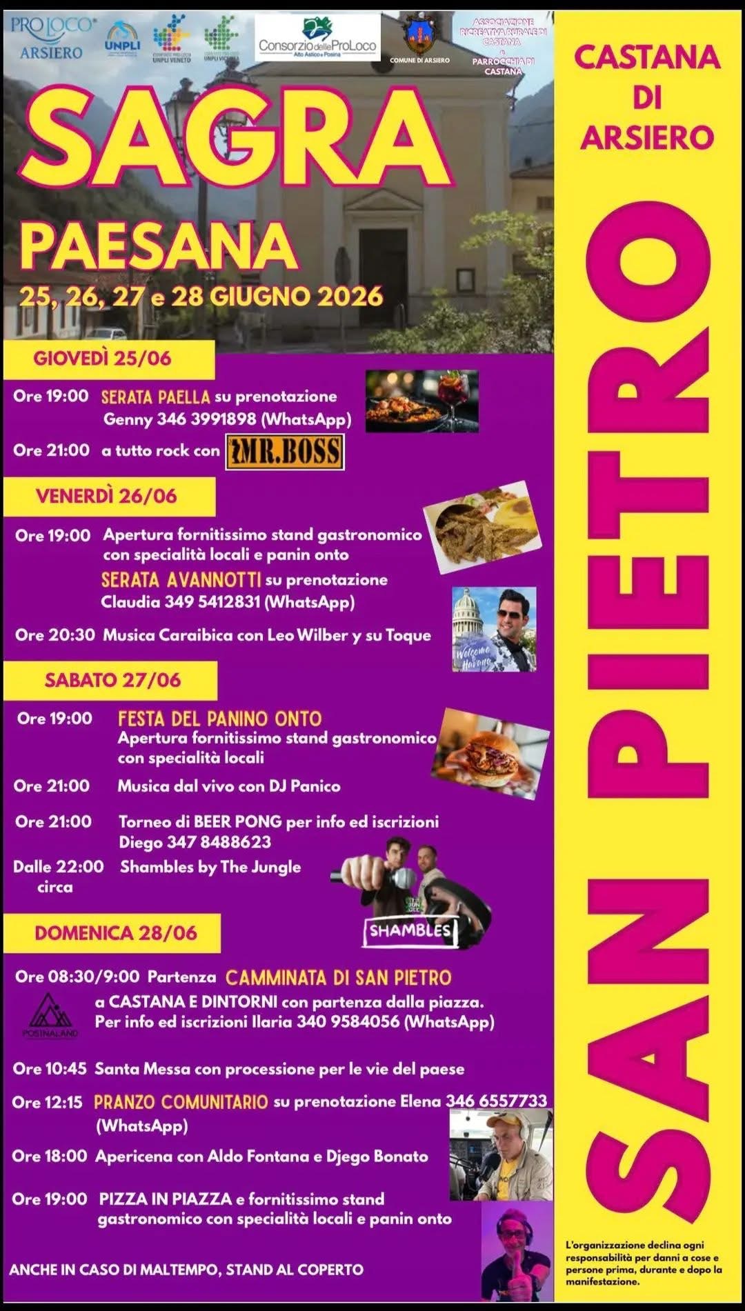 Sagra Paesana di Castana