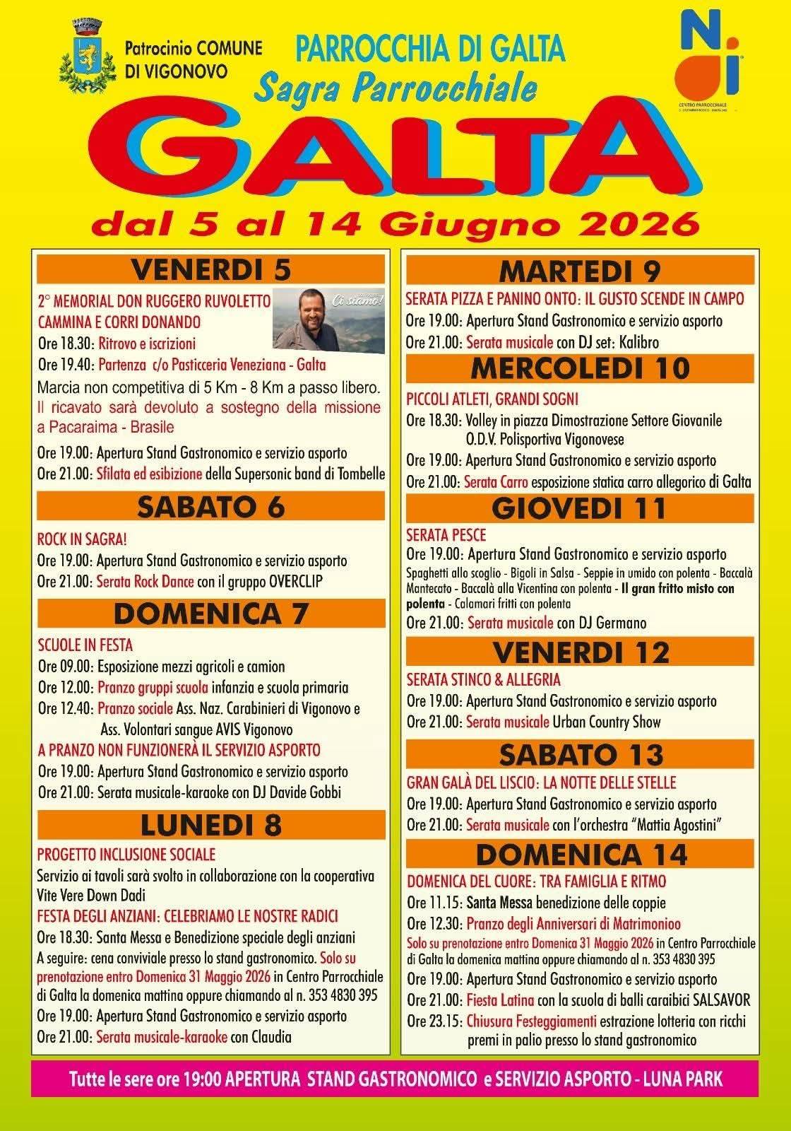 Sagra Parrocchiale Galta