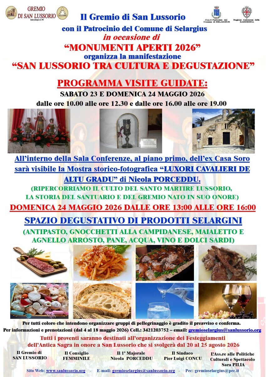 San Lussorio tra Cultura e Degustazione