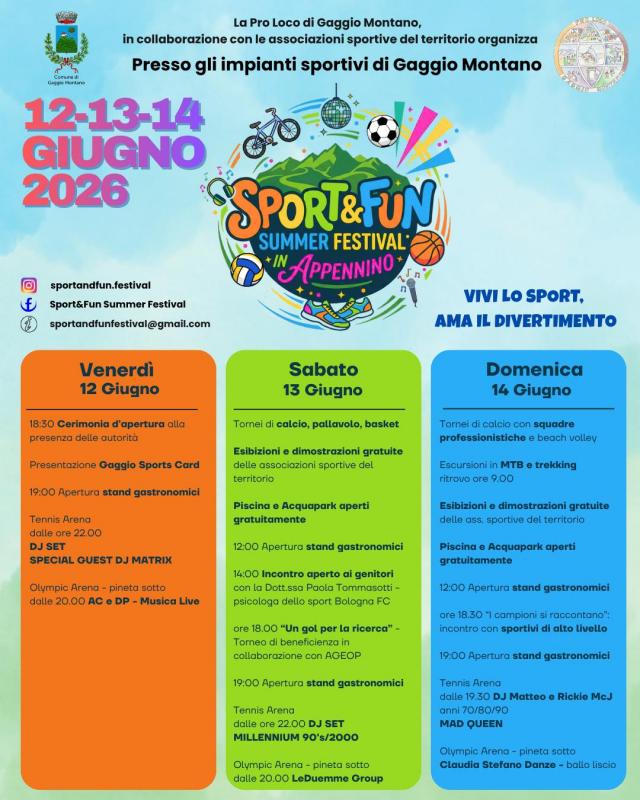 Sport e Fun Summer Festival In Appennino