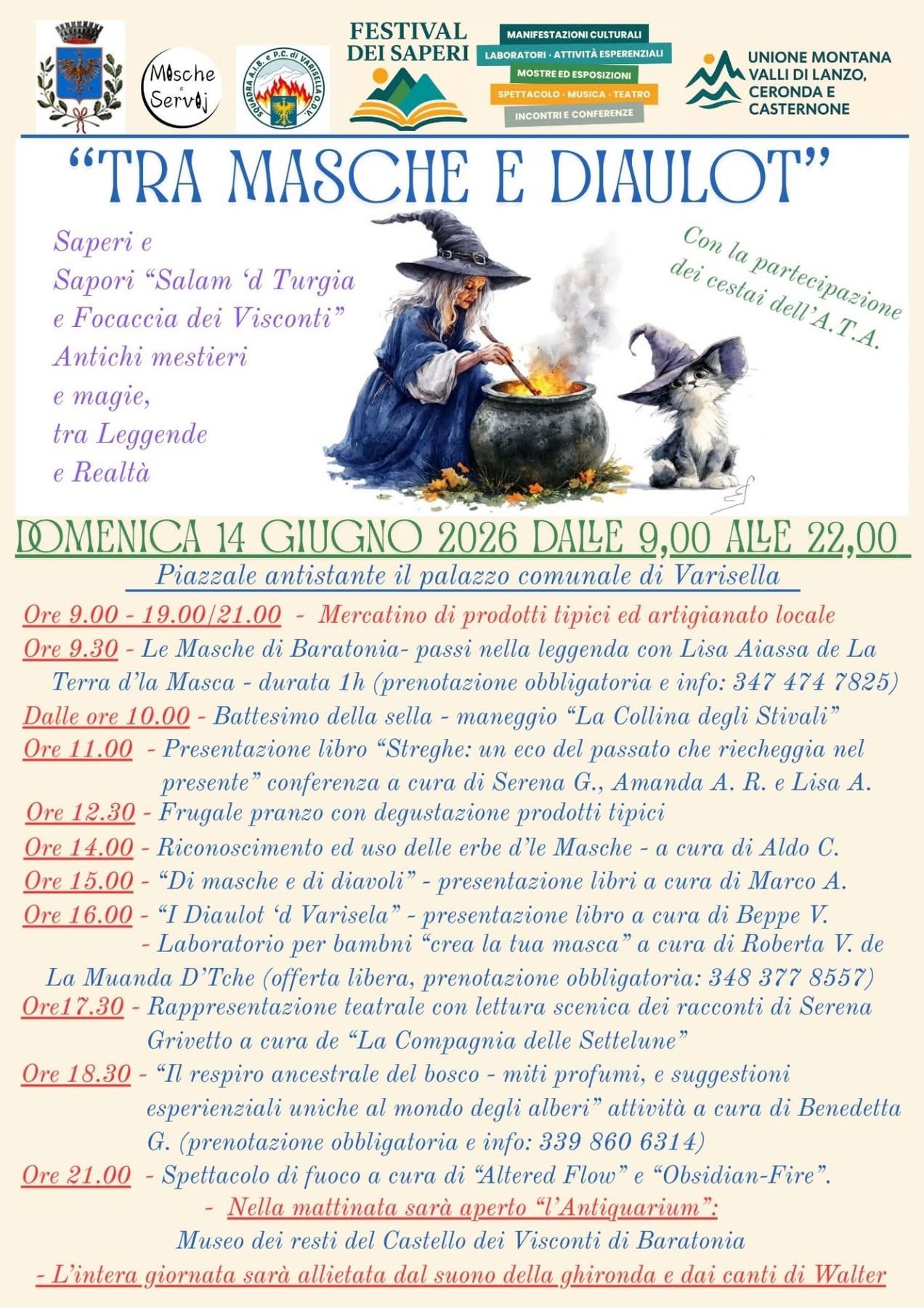 Tra Masche e Diaulot - Festival Manifestazioni Culturali