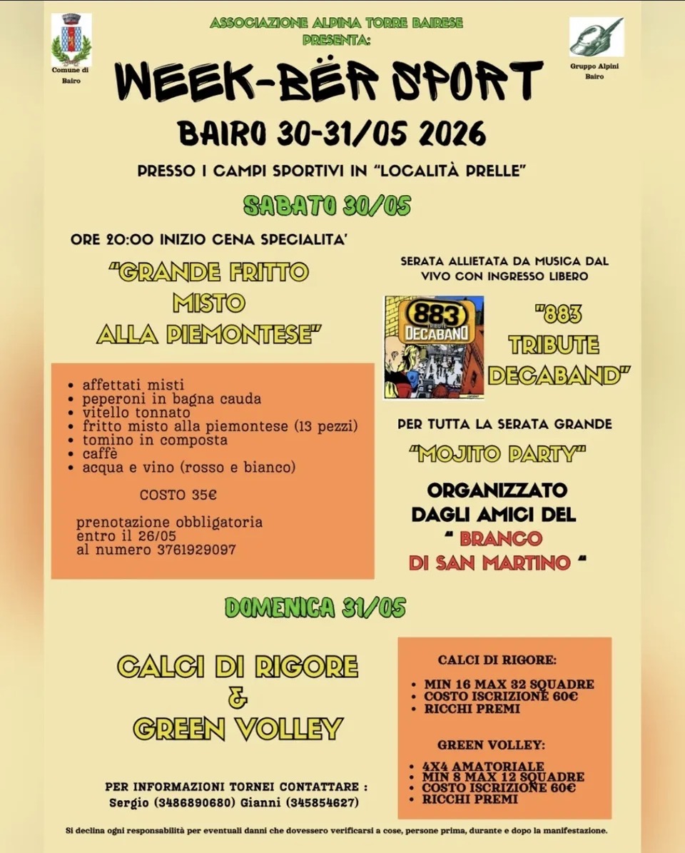 WEEK-BËR SPORT